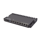 (RB5009UG+S+IN) RouterBoard, CPU 4 Núcleos, 8 Puertos Gigabit, 1 SFP+, Solo RouterOS v7